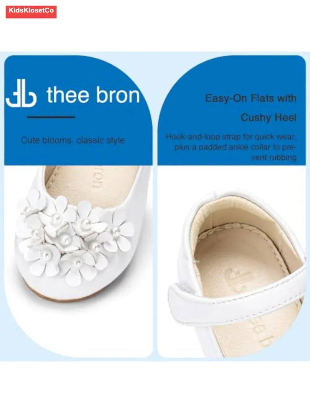 Toddler Mary Janes Ballet Dress Flats Flower Girl Sparkly Pearl Shoes